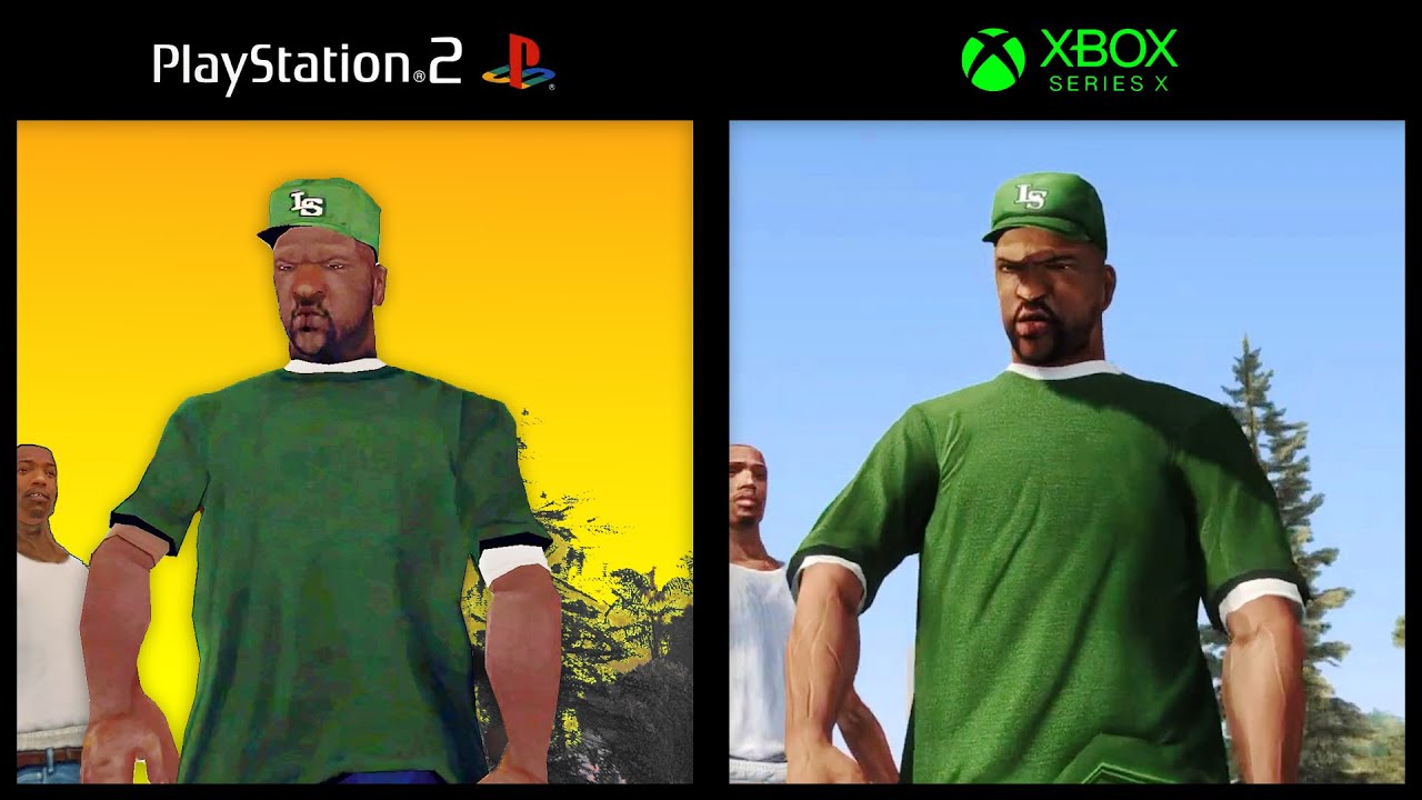 Какая версия GTA San Andreas — лучшая? Сравнение Xbox Series X / PS2 / Xbox Original / PC/ Android