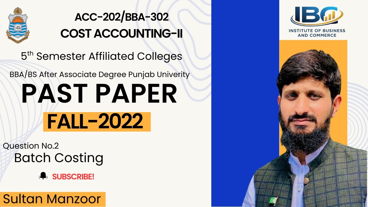 Past Paper Fall2022#education#account