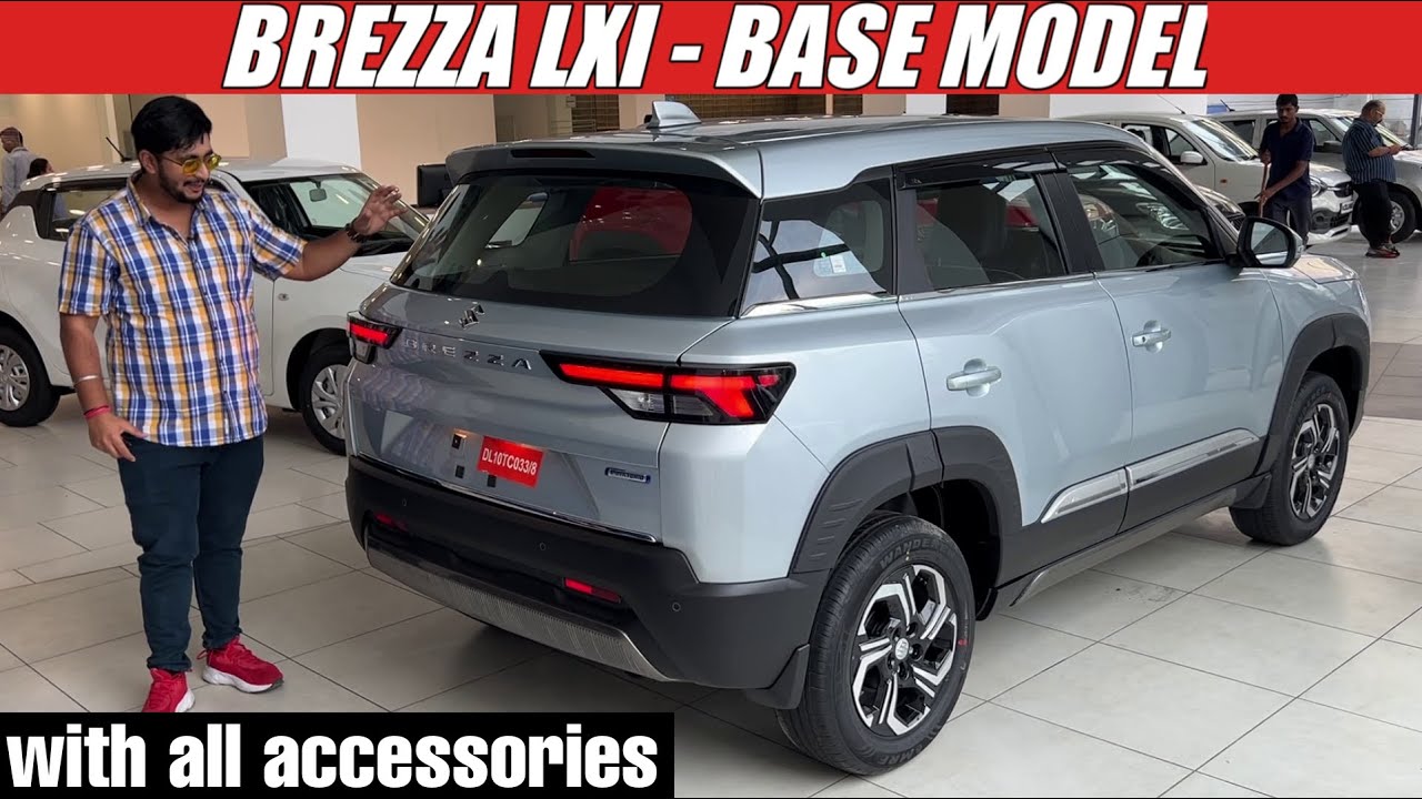 Brezza Base Model 2023 - Walkaround with On Road Price, Accessories
