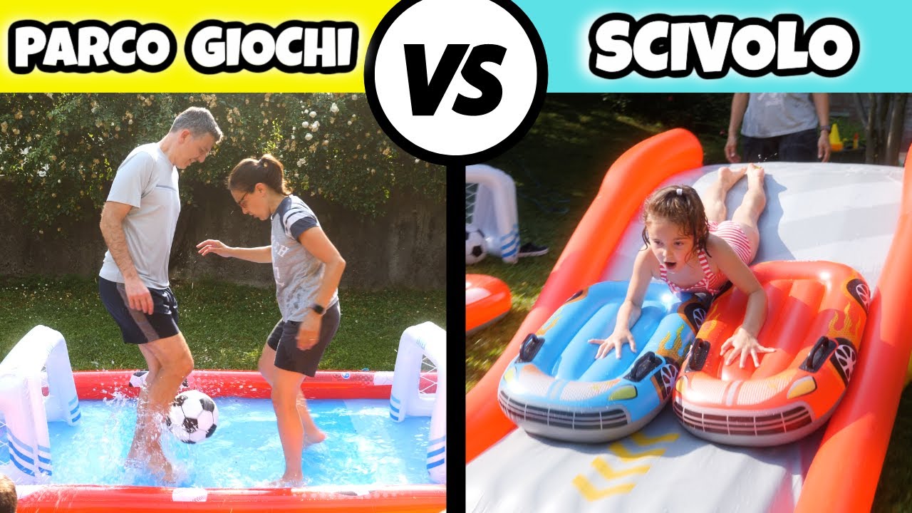 PARCO GIOCHI ACQUATICO vs SCIVOLO COI GOMMONI: Sfide Divertenti