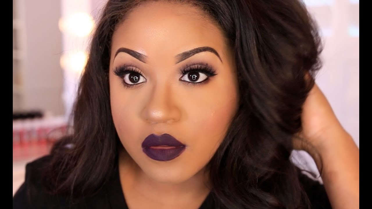 Purple Vampy Fall Makeup Tutorial | NitraaB