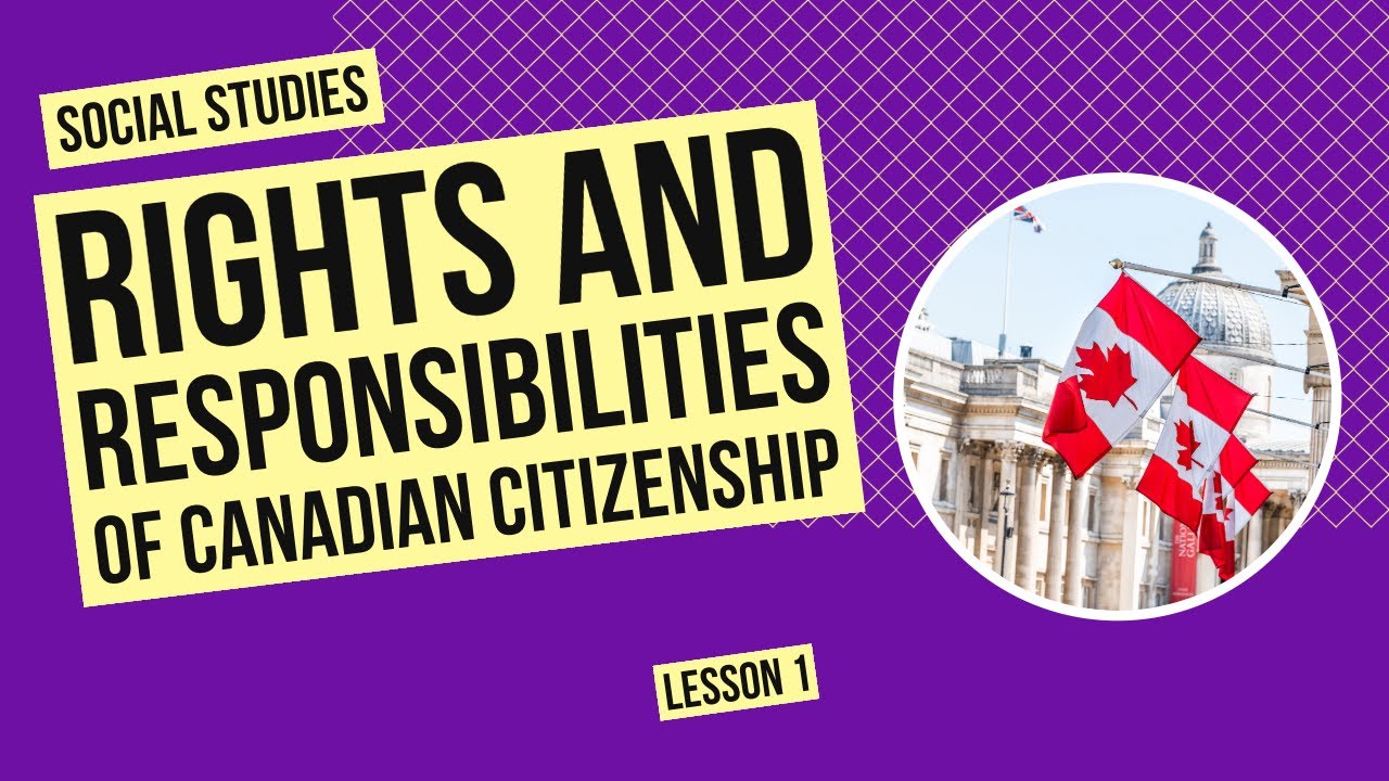 Rights and Responsibilities of Canadian Citizenship | Social Studies Lesson
