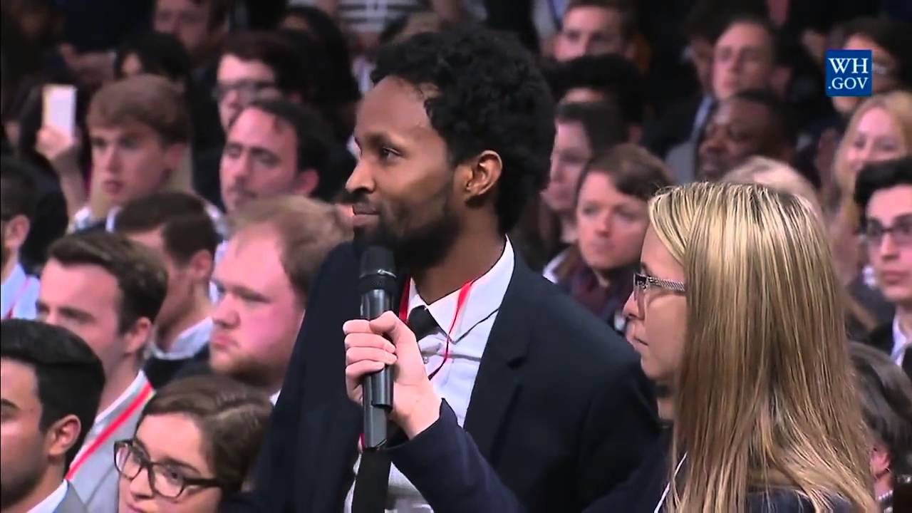 Barack  # Obama  gets asked about  # SomaliYouth  who are drowning in the Mediterranean Sea!