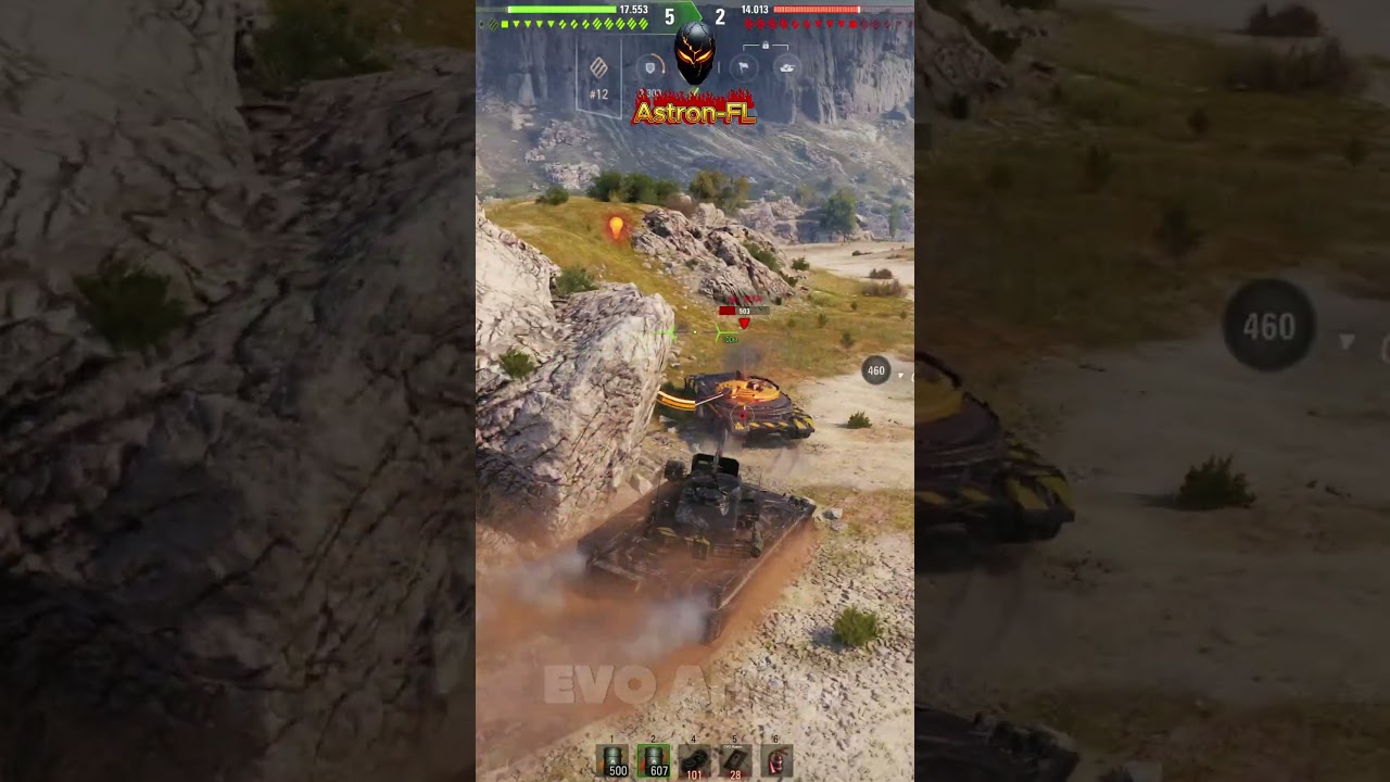 Astron-FL vs Object 757A World of Tanks #wot #shorts