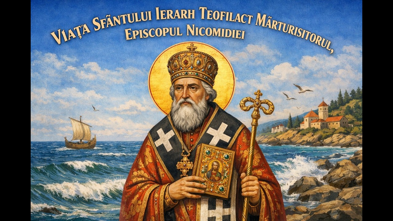 Viața Sfântului Ierarh Teofilact Mărturisitorul, Episcopul Nicomidiei - 08.03.2026