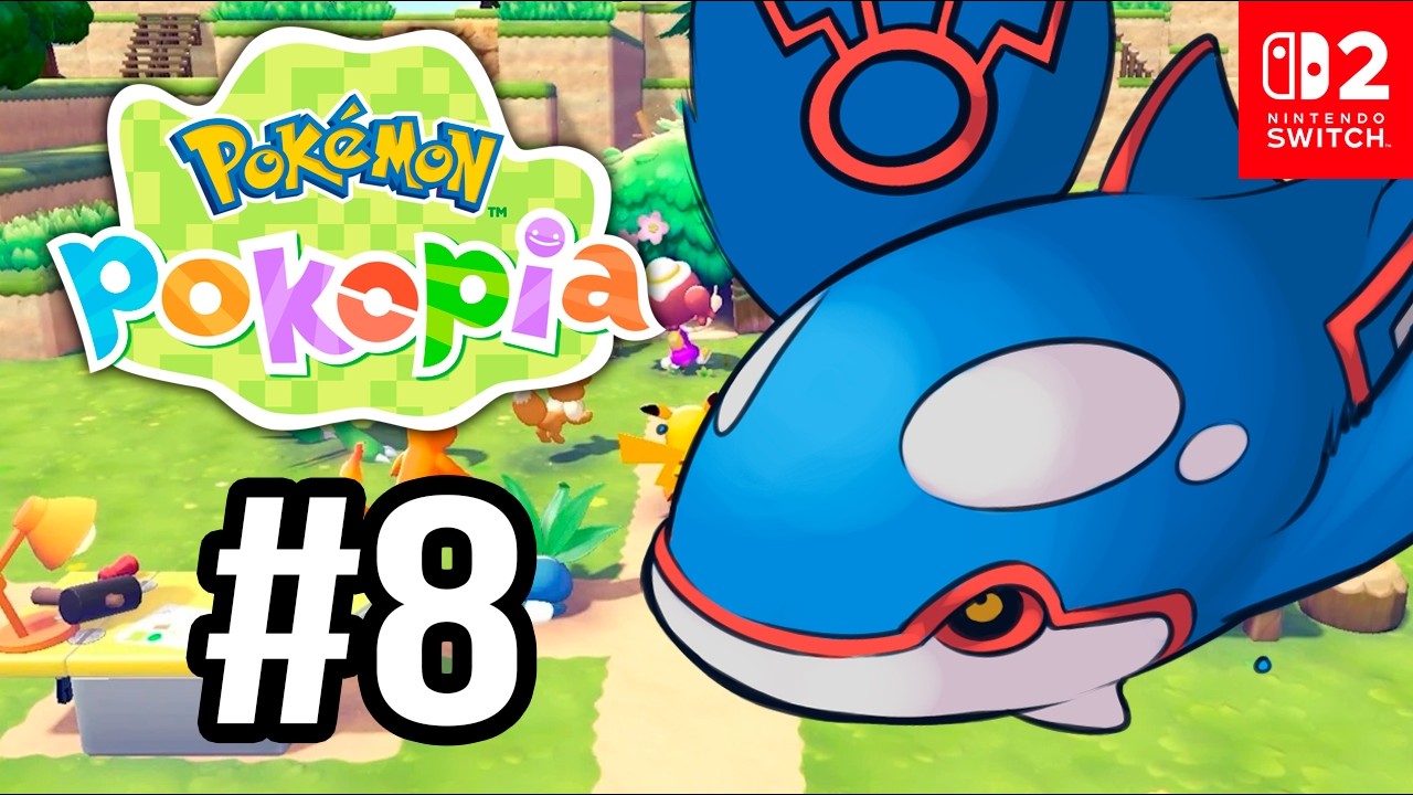 O LENDÁRIO KYOGRE - POKÉMON POKOPIA #8 [SWITCH 2]