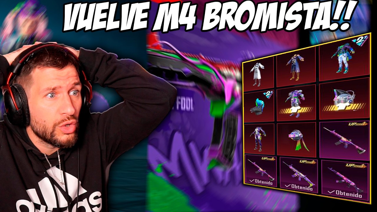 SACANDO TODAS LAS ARMAS BROMISTAS DE RULETA EN PUBG MOBILE!!