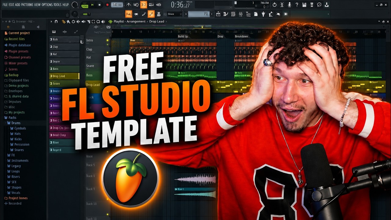 Breaking down my ENTIRE FL Studio Recording Template (Free Download)