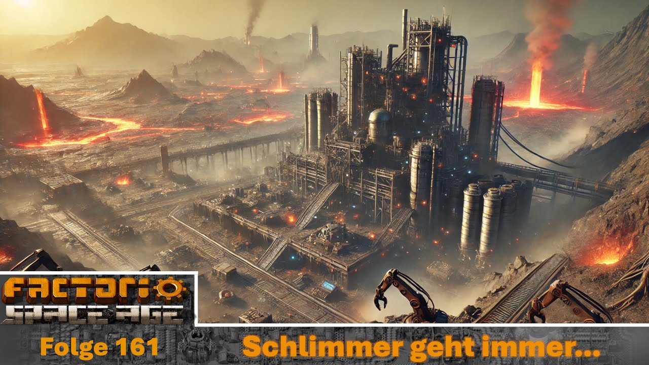 ⚙️ Verbesserung mit Folgen – Vulcanus komplett aus dem Tritt | FACTORIO SPACE AGE - 161 - 