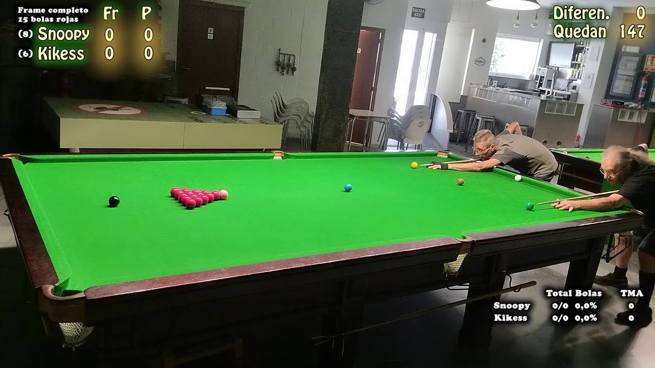 Snoopy vs Kikess - Partidazo de Snooker Nº11 - 14-08-2024