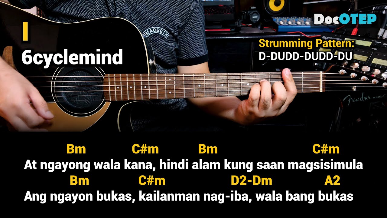 I - 6cyclemind (Guitar Chords Tutorial with Lyrics)