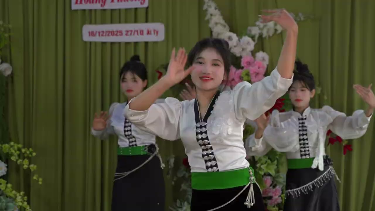 ĐIỆU NHẢY ÀI ÀI Y ÁI - CỰC HAY [ HUYỀN GIANG - HOÀNG THƯƠNG ] CƯỚI SÔNG MÃ