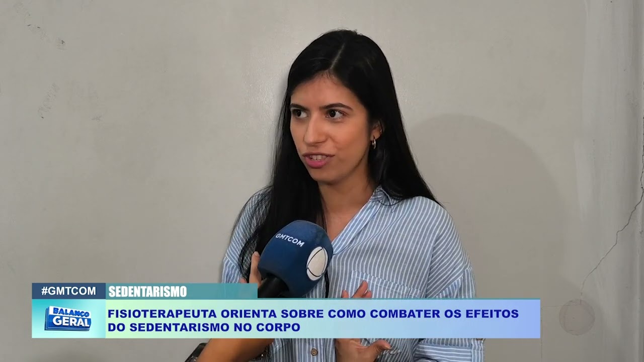 FISIOTERAPEUTA ORIENTA SOBRE COMO COMBATER OS EFEITOS  DO SEDENTARISMO NO CORPO