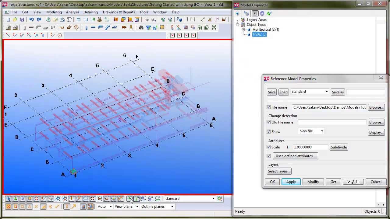 Using IFC in Tekla Structures
