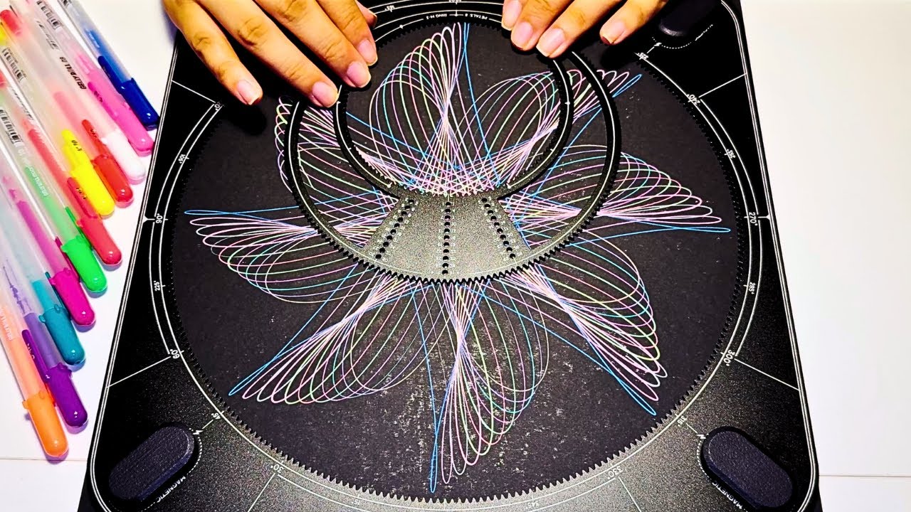 🌀🌈Relaxing Spirograph Art | YOU WILL WATCH AT LEAST TWICE🌈🌀