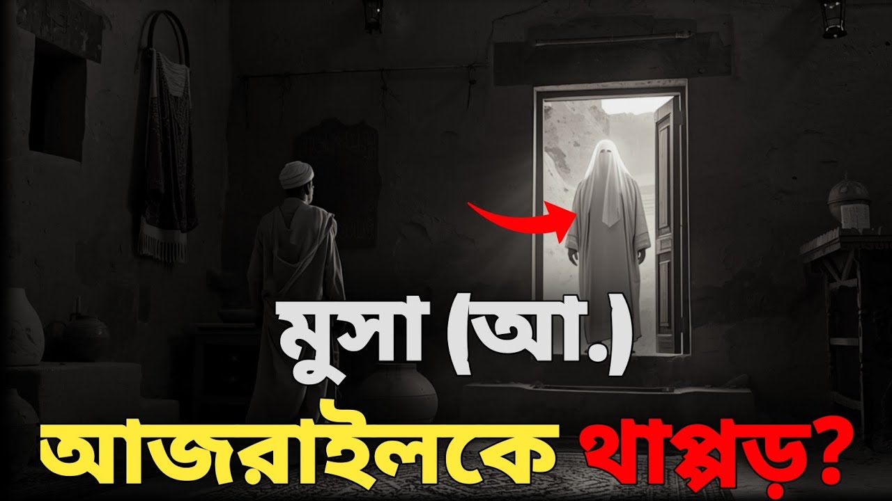 মুসা (আ.) আজরাইলকে থাপ্পড় মেরেছিলেন কেন? 😱 চোখ বেরিয়ে গিয়েছিল! |