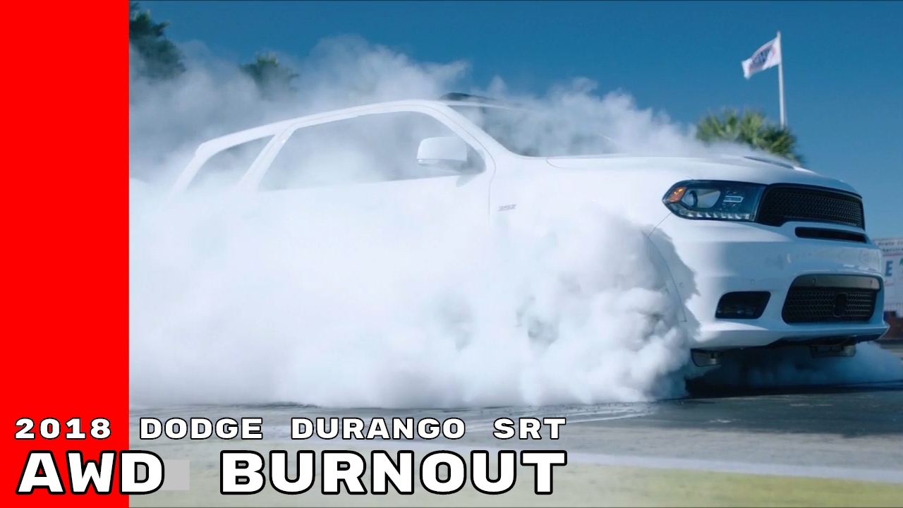 2018 Dodge Durango SRT AWD All Wheel Drive Burnout