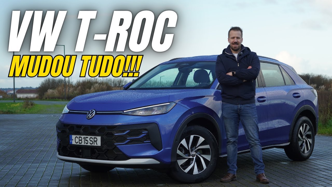 Testei o novo Volkswagen T‑Roc 2026 – Tudo o Que Mudou, Preço e Consumos!