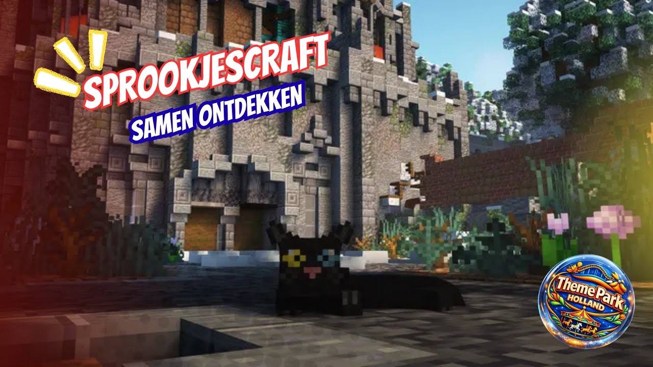 🎆 Sprookjescraft in Minecraft LIVE! | Samen ontdekken 🎮 | Theme Park Holland