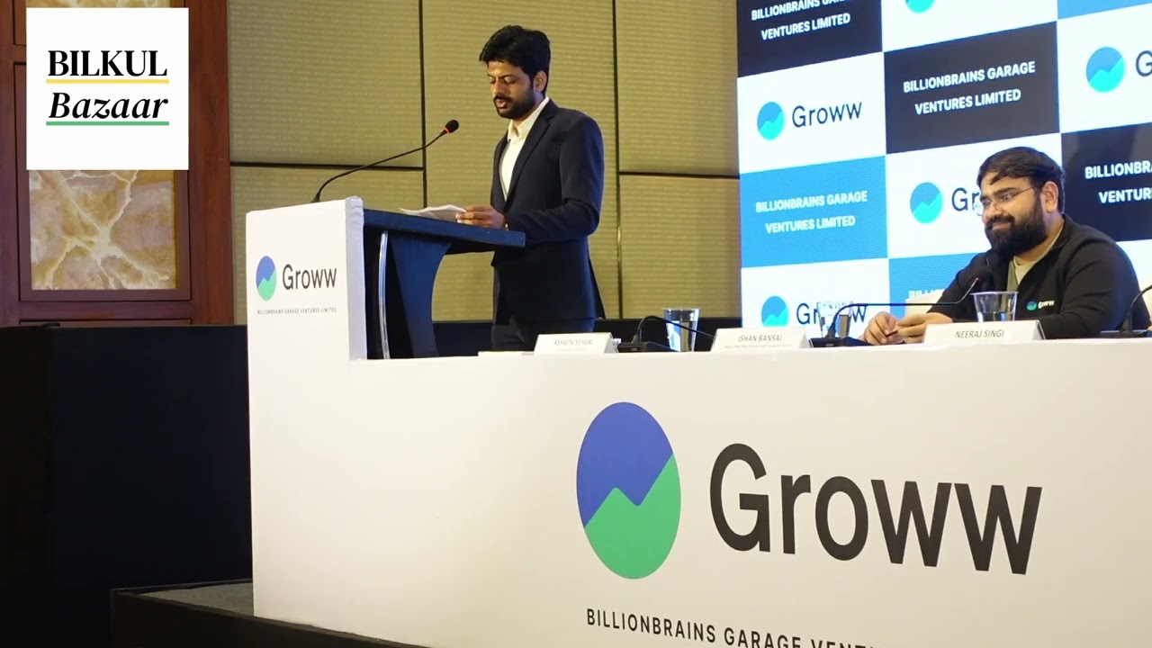 Groww Parent Billionbrains Garage Ventures Announces ₹10,600 Million IPO Opening November 4