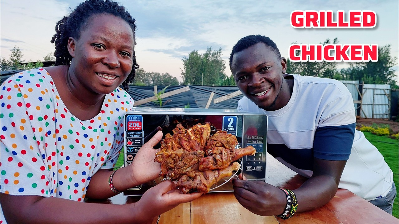 First time Grilling Chicken in a Microwave #asmrcooking Kitchen Makeover! Life in the countryside