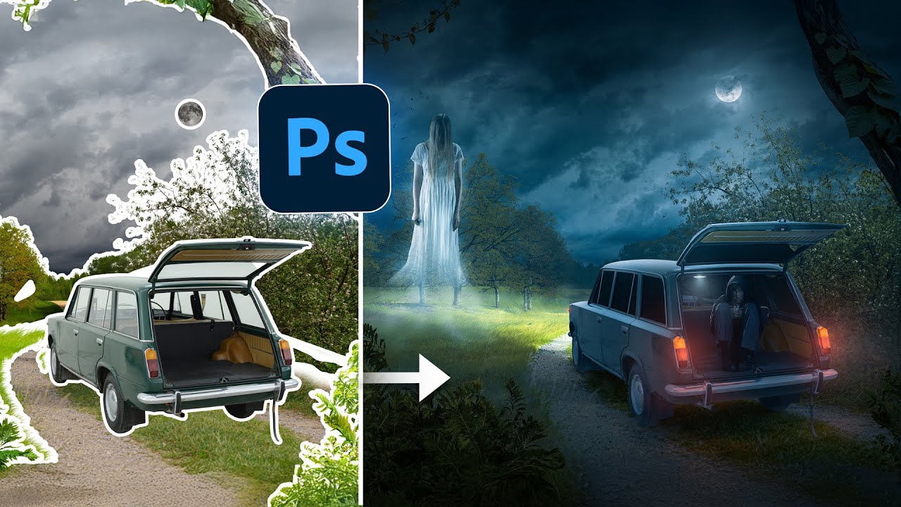 Back to REAL Art | Mystery Poster Design Without AI✅🔥 Full tutorial Photoshop manipulation