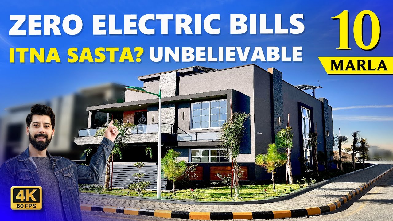 Corner 10 Marla Luxury House for Sale Phase 8 Bahria Town Rawalpindi | 15KW Solar | Detached House