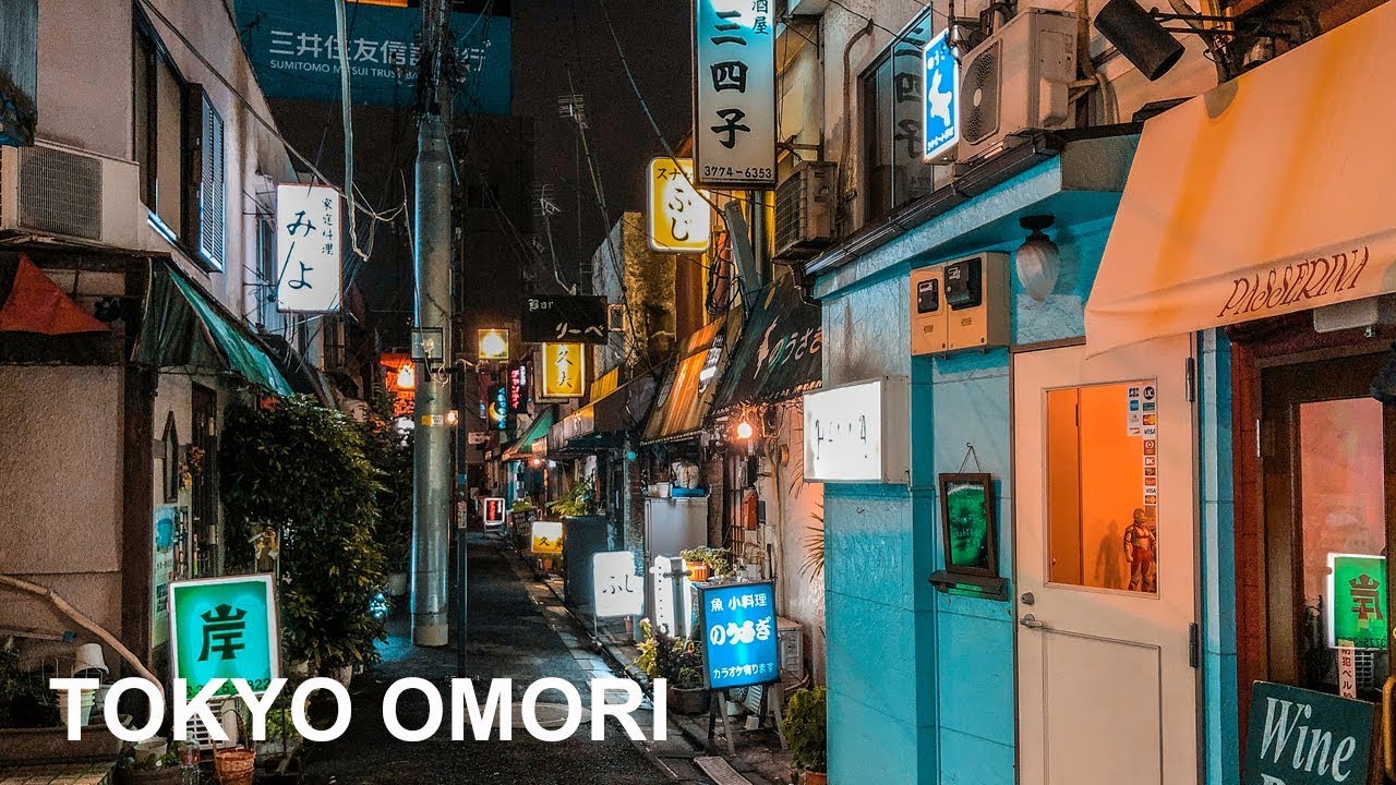 Night Walks In Omori, Tokyo - 4K/Osmo pocket