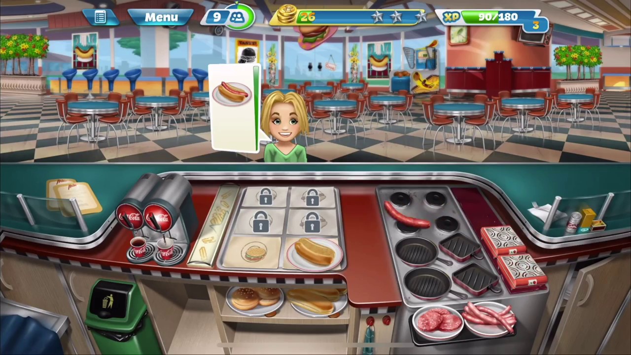 Cooking Fever – Fast Food Court Tutorial