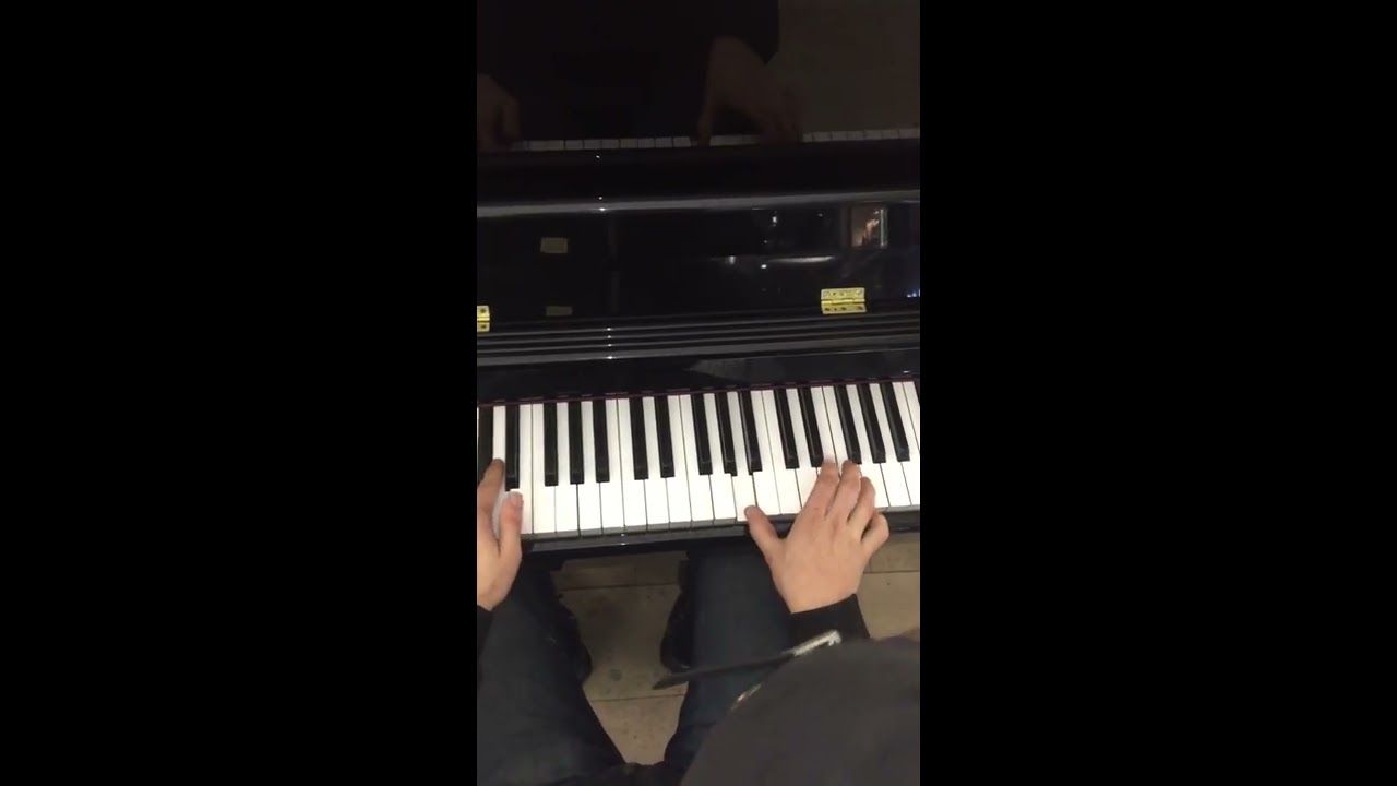 Yassine fait résonner la musique de Matoub Lounès avec son piano à Paris - Gare de l'Est