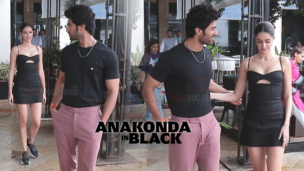 Anakonda in Black | Vijay Deverakonda and Ananya Pandey Latest Video from Liger Promotion