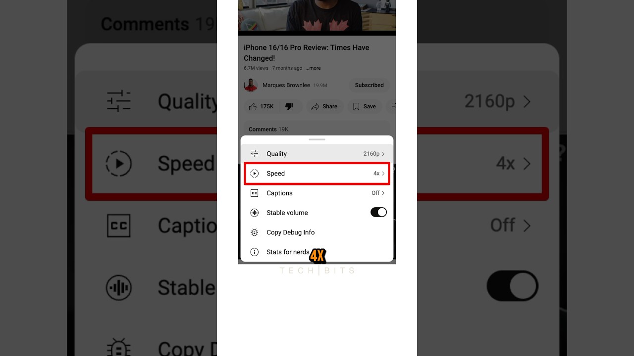 Can you watch YouTube at 4x speed? 😬