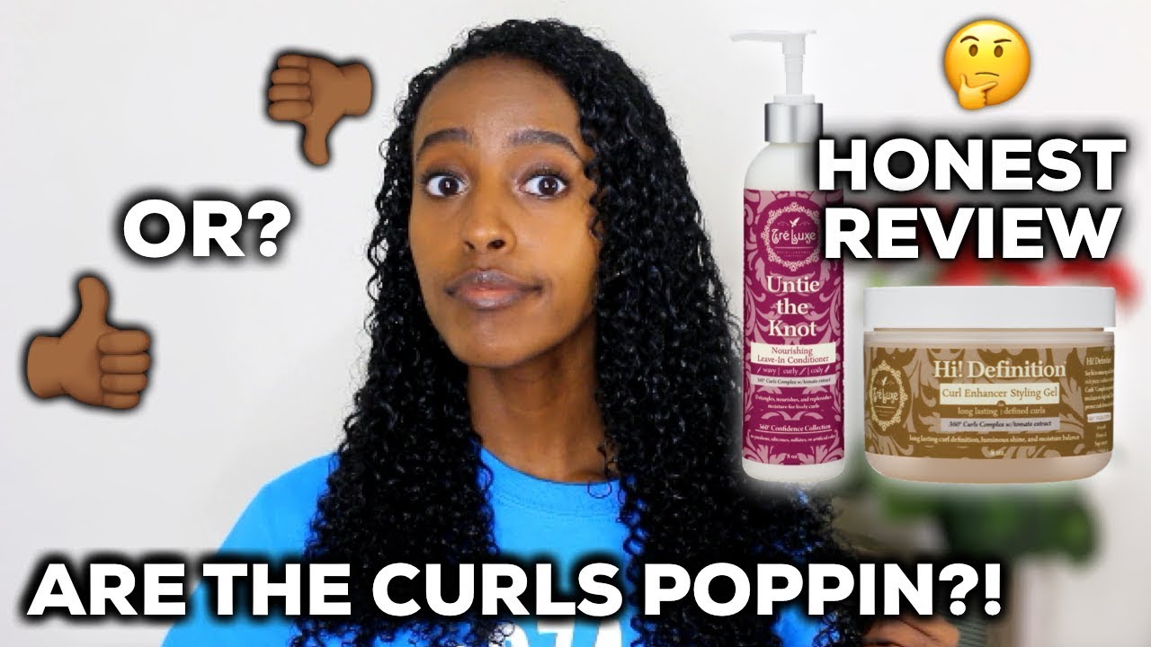TR&Eacute;LUXE NATURAL CURLY HAIR ROUTINE + HONEST REVIEW  | CURLSMAS DAY 9 | Lydia Tefera