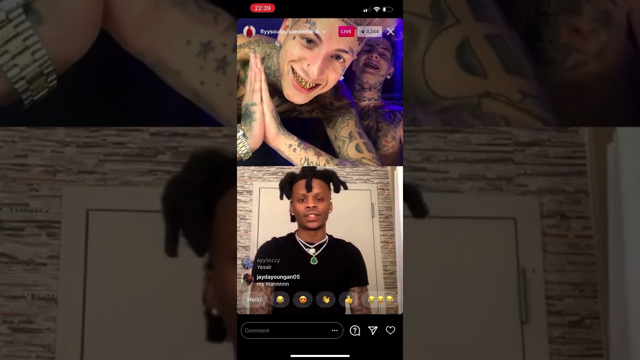 SaeDemario Clowns Flyysoulja and Redd_4x 🤣🤣