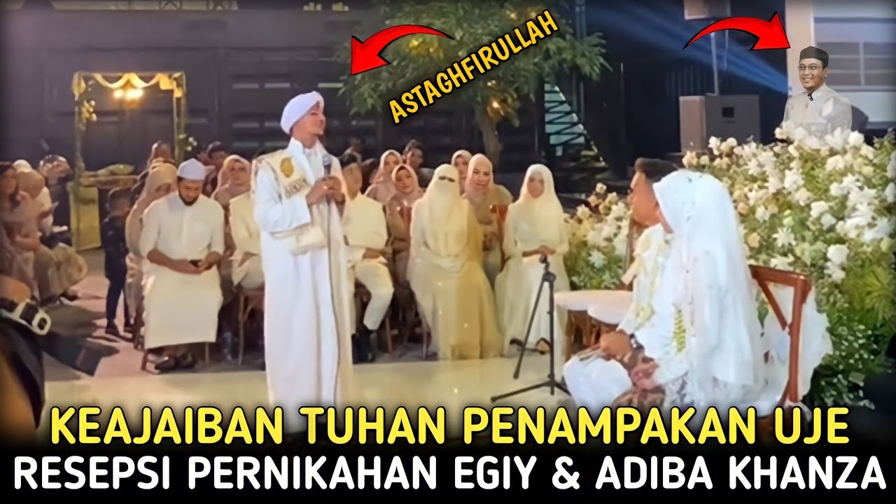 Keajaiban Tuhan - Kehadiran Alm Uje Di Resepsi Pernikahan Egy Maulana Dan Adiba Banjir Air Mata.