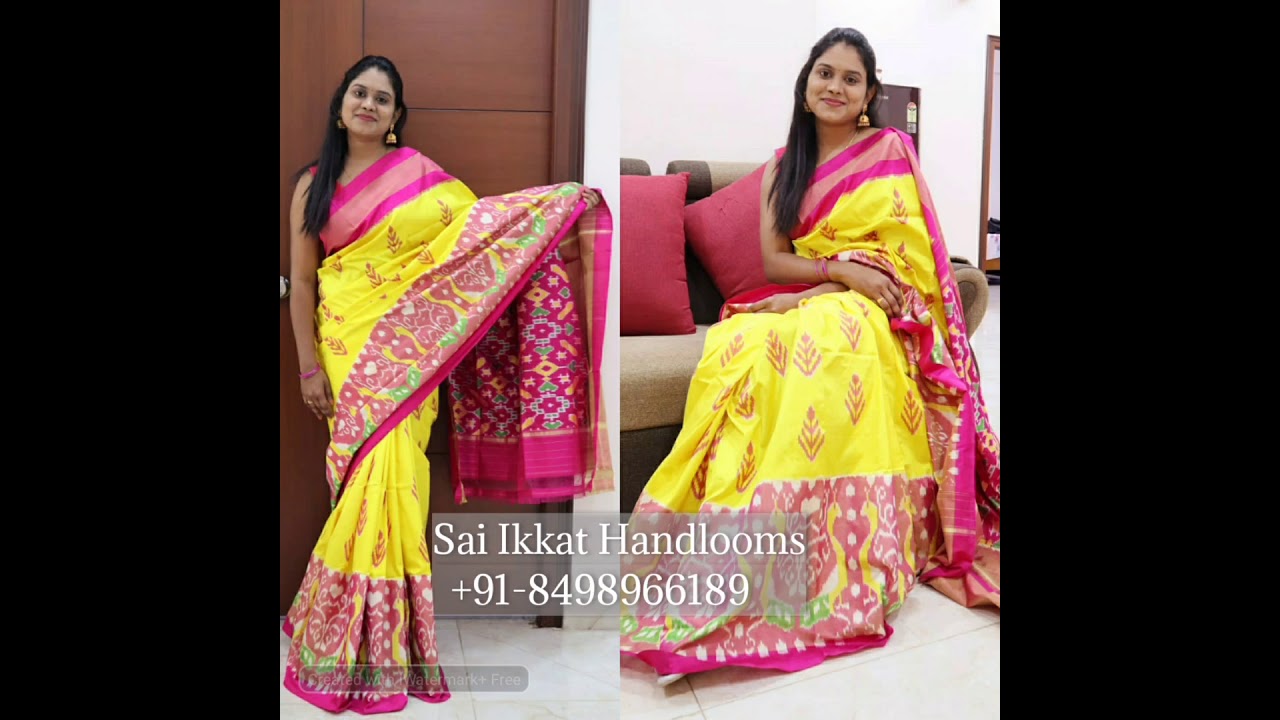 Exclusive Ikkat Sarees | Sai Ikkat Handlooms | Online shopping