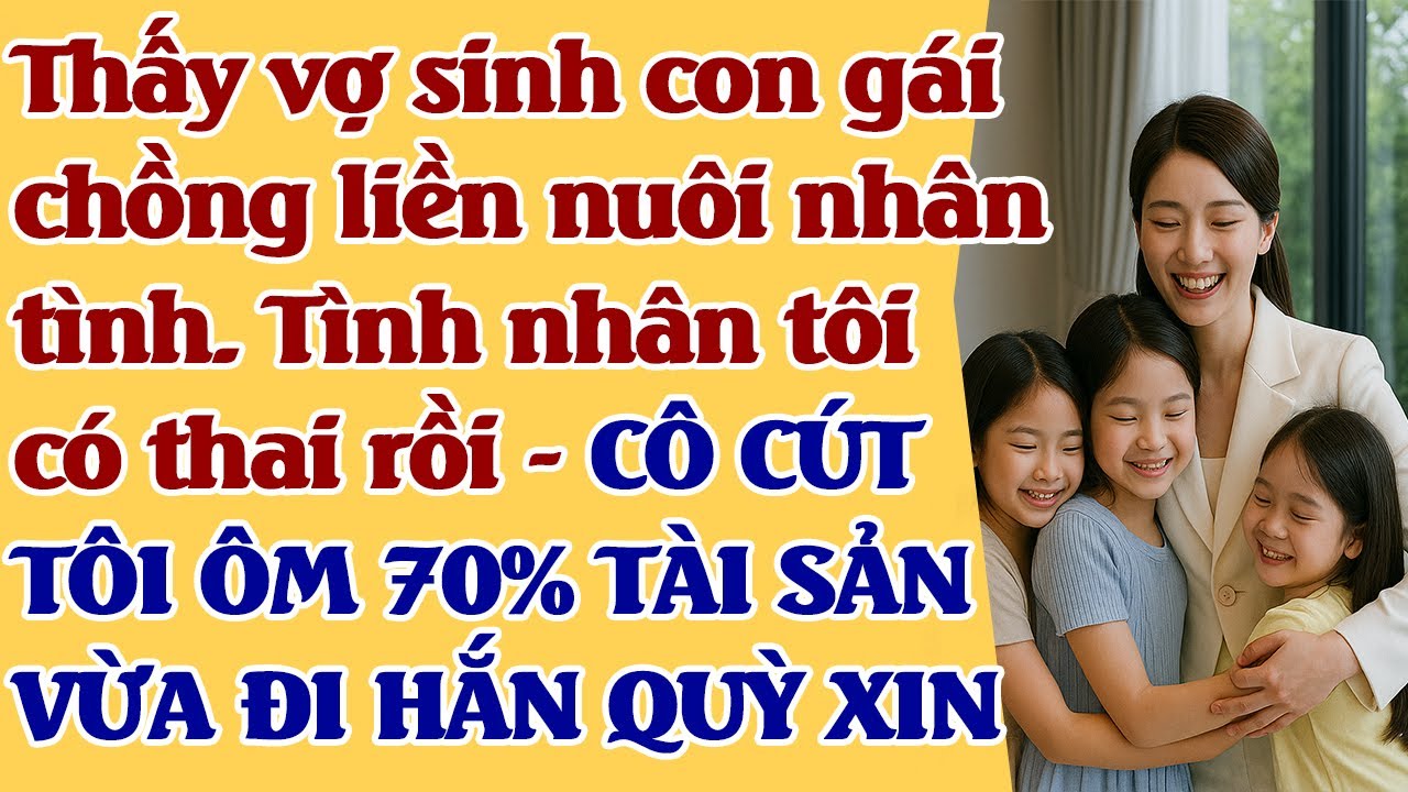 Thấy vợ sinh con gái chồng liền nuôi nhân tình.Tình nhân tôi có thai rồi -CÔ CÚT-TÔI ÔM 70% TÀI SẢN