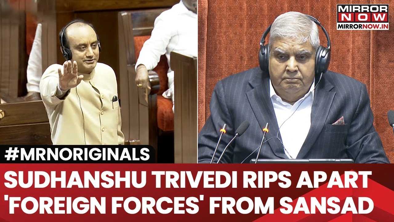Sudhanshu Trivedi's Fiery Speech In Sansad | Rips Apart 'Foreign Forces Attacking India',Says This..
