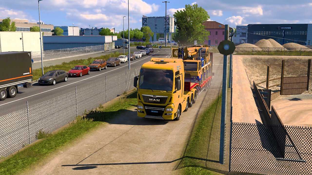Euro Truck Simulator 2 1.55 - MAN TGX Euro 6 - Ancona to Frolence Part 4