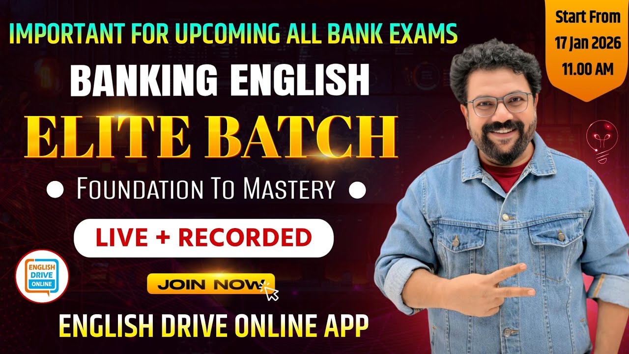 ELITE BANKING ENGLISH BATCH By PRADEEP PATIL