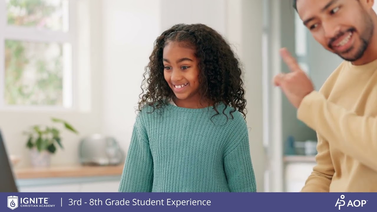 Ignite Christian Academy Grades 3-8 Demo Video | AOP Christian Homeschooling