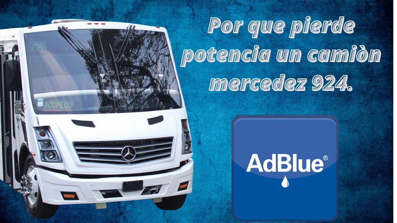 Por que no tiene potencia un camion urbano mercedez 924 2019, Verificar sistema de post tratamiento