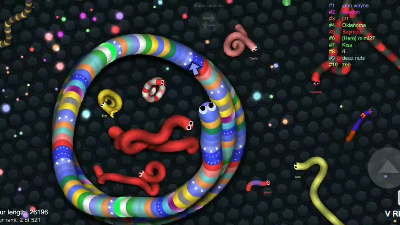 slither.io) #2 набрал 50 000