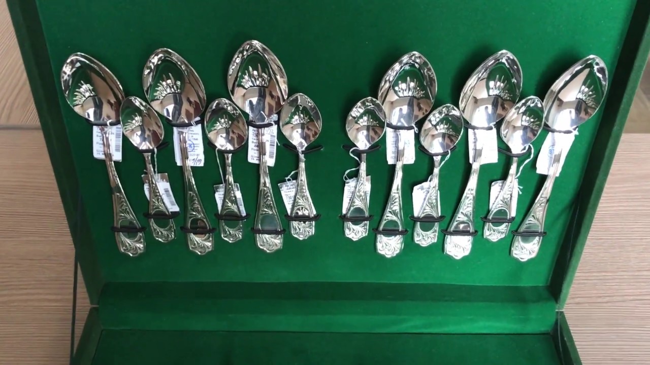 SILVER FLATWARE, CUTLERY, DINNERWARE SET, 6 PERSON (24 PIECES): SILVER 925, STERLING SILVER