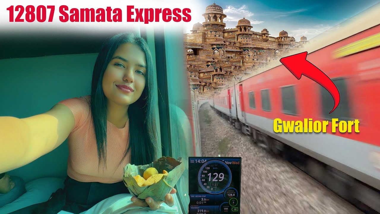 12807 Samata Express | Gwalior to Delhi | Non Stop Crossings | Journey in 2AC