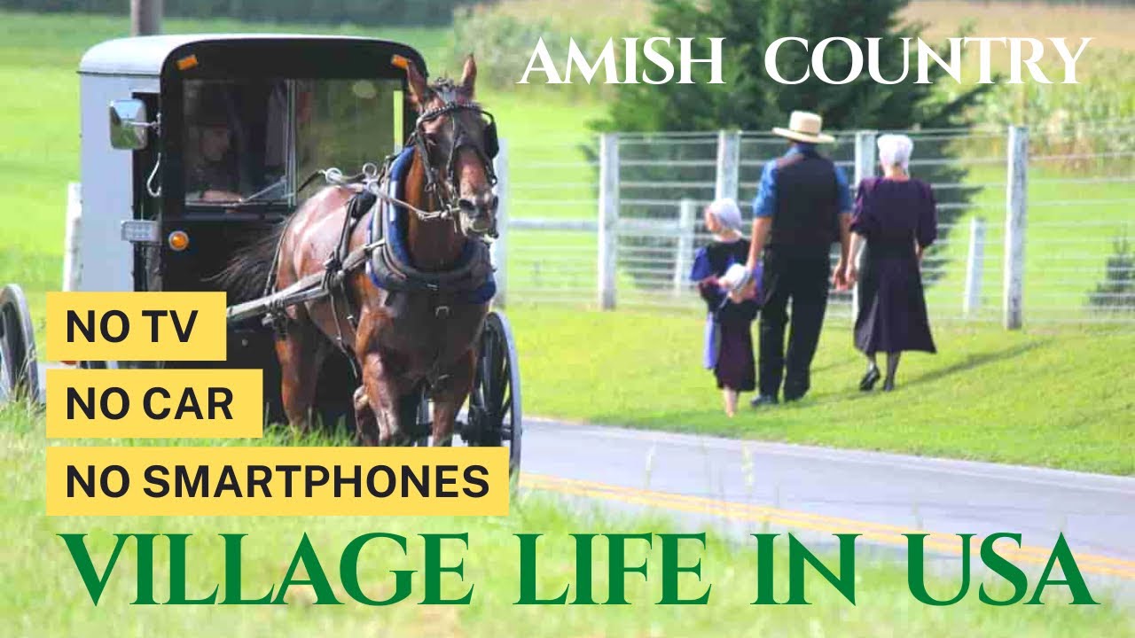 Amish Village in Lancaster Pennsylvania | American Village Life | Switzerland, Europe, Swiss German