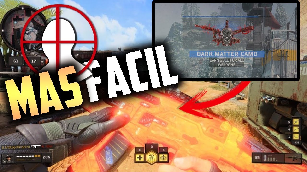 Como SACARSE la MATERIA OSCURA de Black Ops 4 más RÁPIDO/FÁCIL.