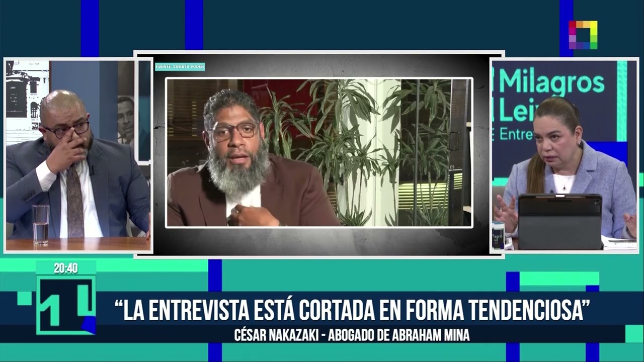 Milagros Leiva Entrevista - OCT 15 - HABLA EL ABOGADO DE ABRAHAM MINA, EL 