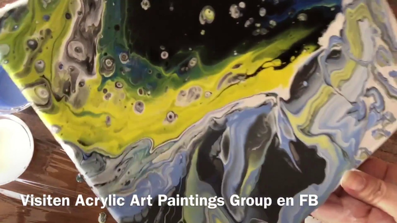 Floetrol vs Medio Casero. Arte Acrilico Fluido Pouring. Efecto Celula. (115)
