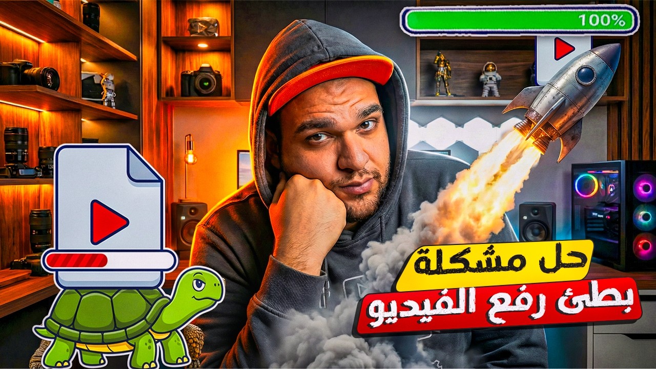 حل مشكلة بطئ رفع الفيديو على اليوتيوب - سر الرفع بسرعة